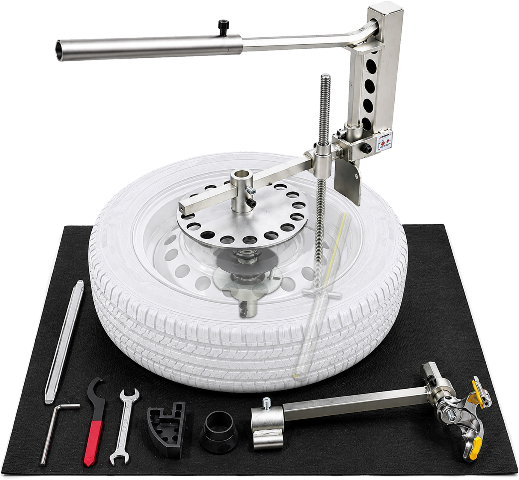 LCTX 3rd Gen manual portable tyre changer with full accessory kit