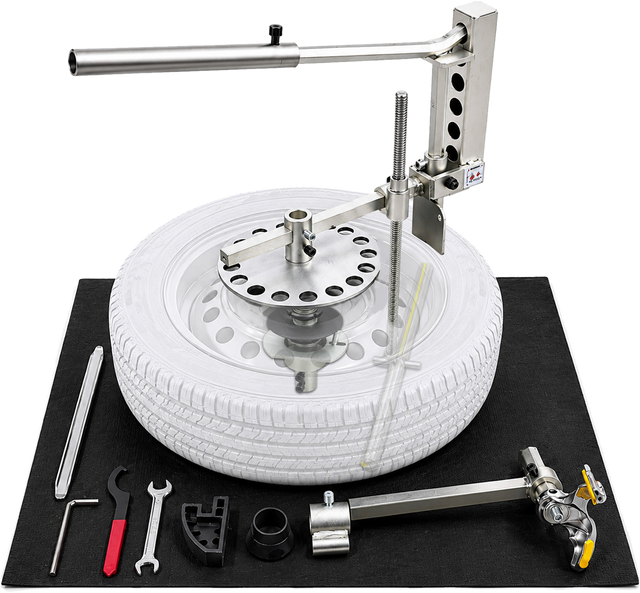 LCTX 3rd Gen manual portable tyre changer with full accessory kit