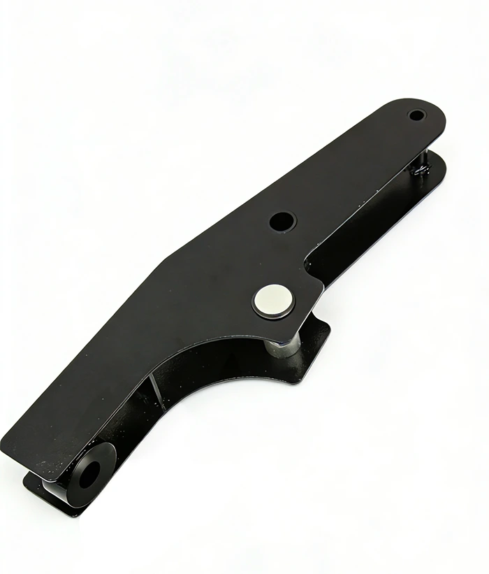 Bead Breaker Arm angled view showing curved leverage geometry and mounting end