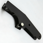 Bead Breaker Arm close-up of pivot mount and corrosion-resistant powder coat finish