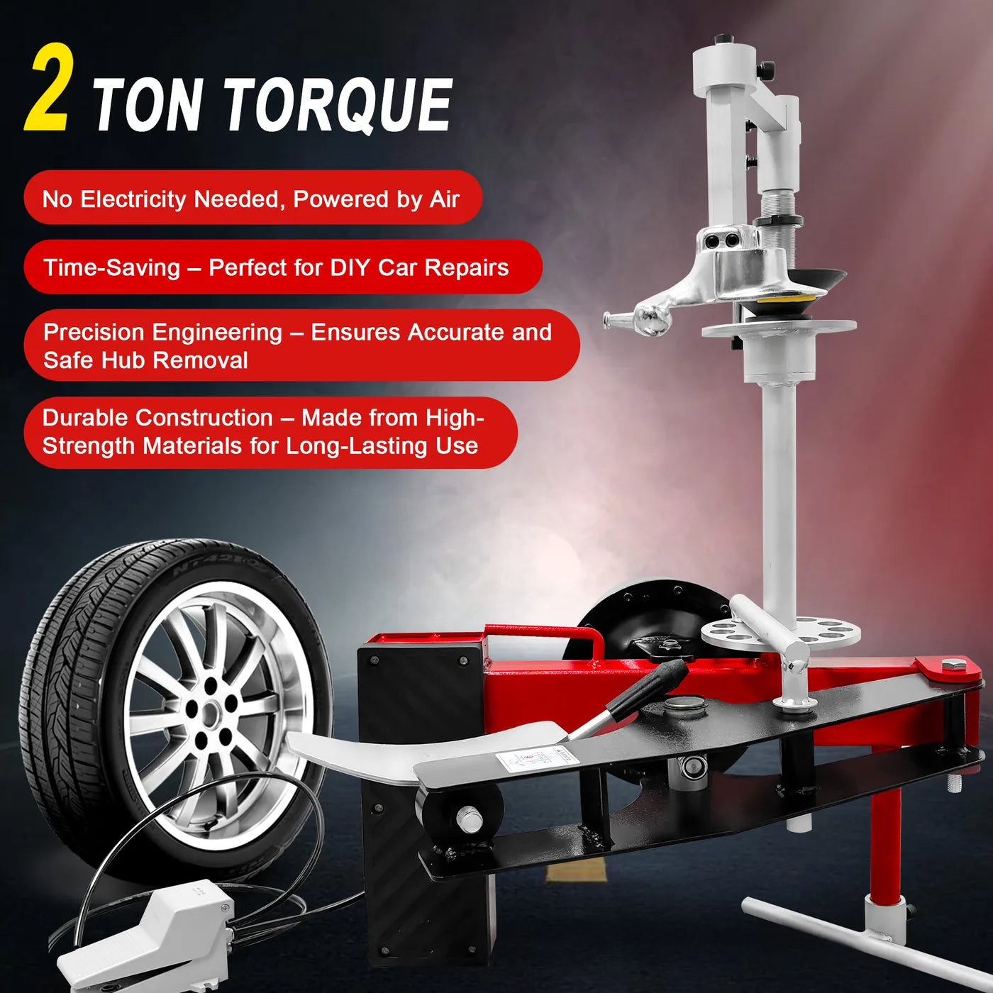 EZ Tire Changer Gen 2 with 2 ton bead-breaking torque, fits 12-21 inch wheels — Dubai Riyadh Saudi Arabia