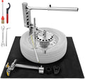 LCTX 3rd Gen 3-in-1 manual tire changer with full accessory set on white background