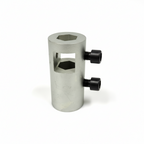 Hub Adjustment Assembly angled view showing hex socket depth and locking screw placement